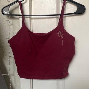 Maroon sports shirt